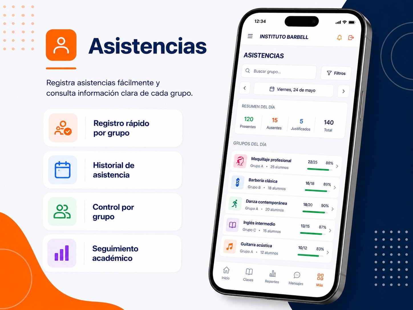 Módulo asistencias